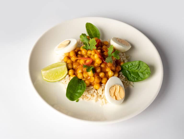 Egg Chickpea Curry