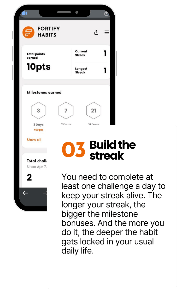 Build the streak