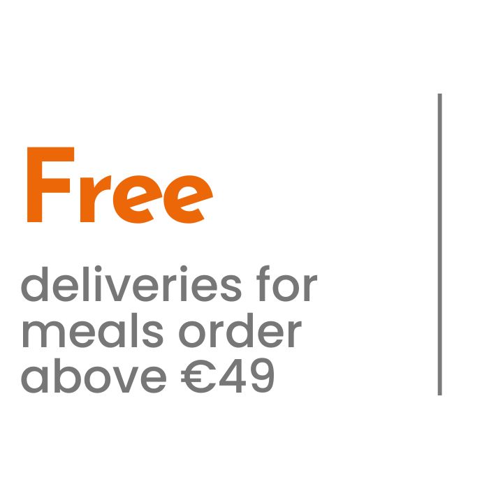 Free deliveries above 49 euros orde value